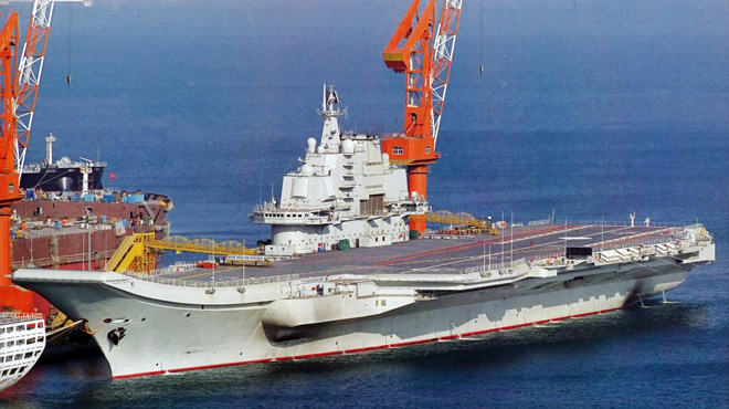 Thi Lang mẫu hạm của Trung Quốc - Ảnh: Xinhua 